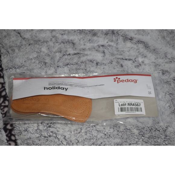 Pedag Holiday 34 Length Sheepskin Orthotic Inserts Handmade in Germany Arch Supp - Picture 3 of 7